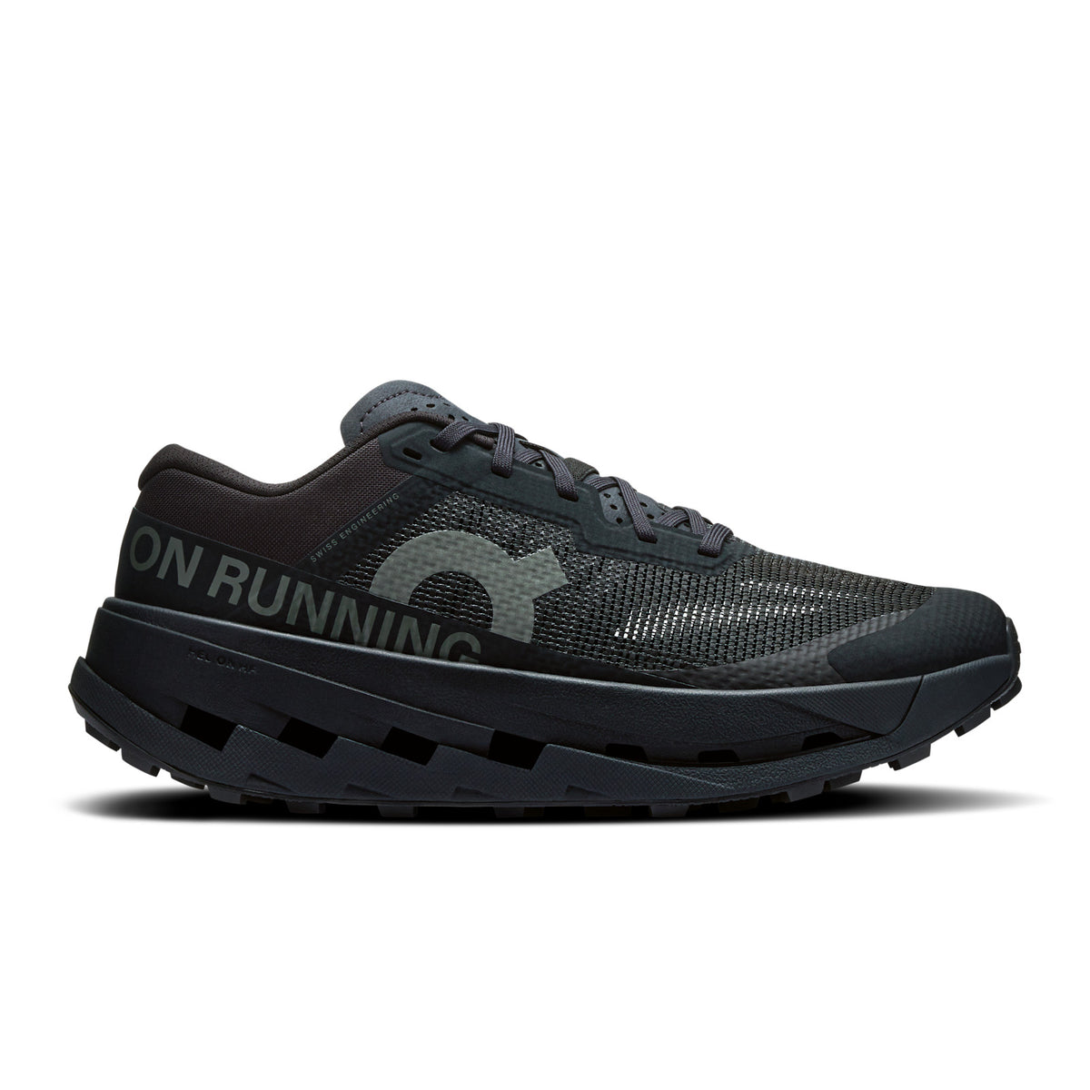 On Cloudultra 3 Women's trail running shoe in Black/Black