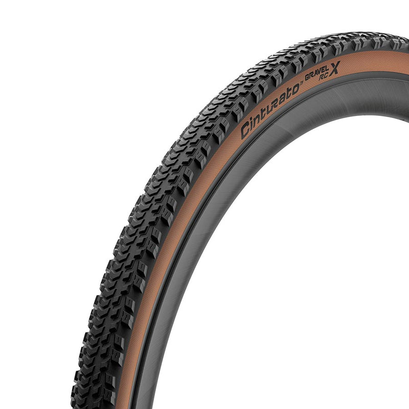 Pirelli Cinturato Gravel RC X Tubeless Ready folding Tire | Advanced Gravel Tire for Speed and Cornering Confidence on Rough Terrains