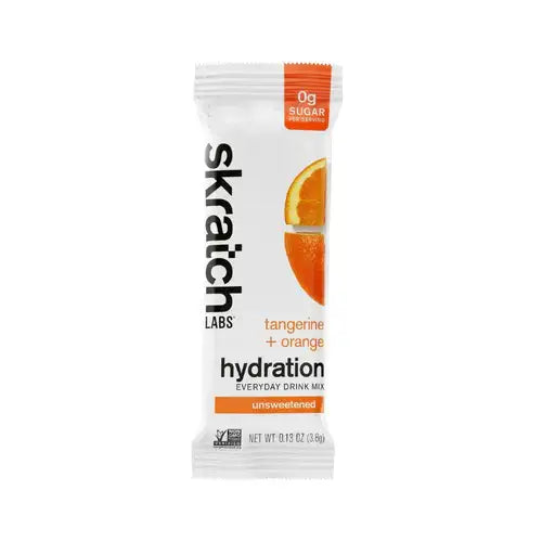 Skratch Labs Unsweetened Hydration Sport Drink Mix - Single Serving Stick