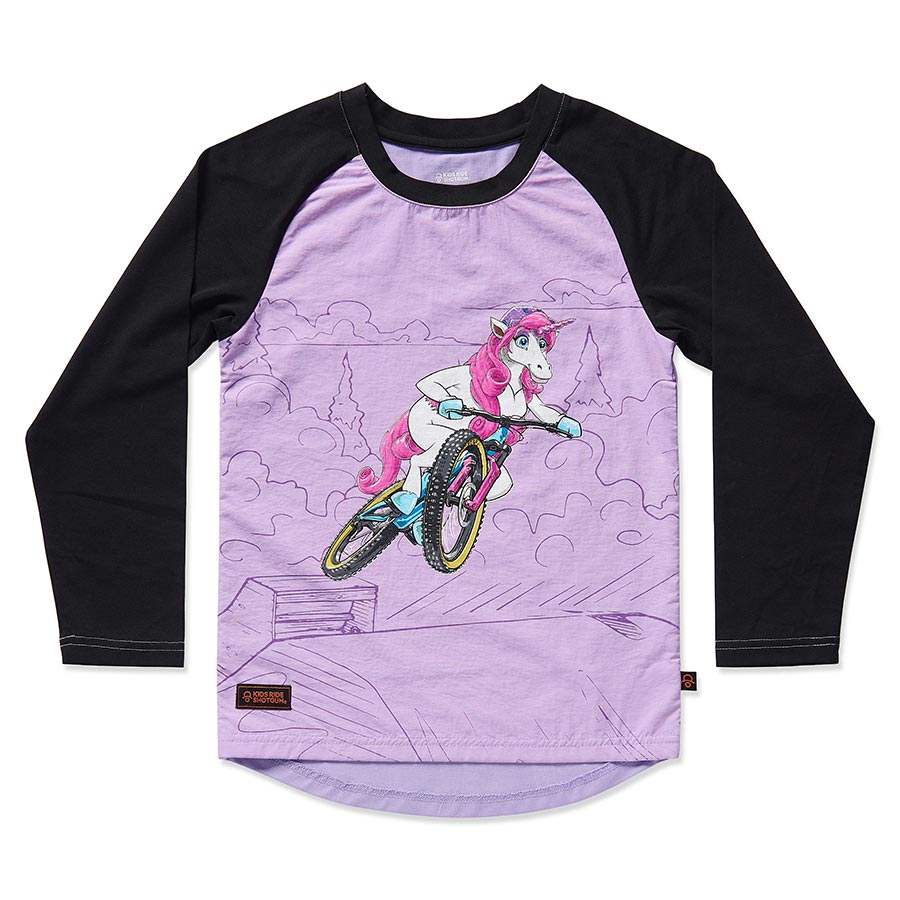Kids Ride Shotgun MTB Windproof Jersey Youth-Specific Design for Comfort and Protection