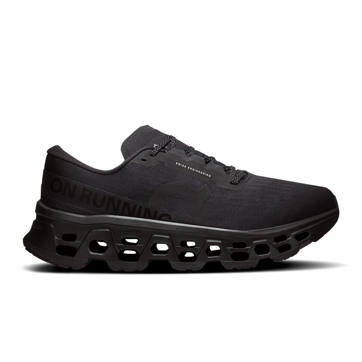 On Cloudmonster 3 Men's road running shoe in Black/Black