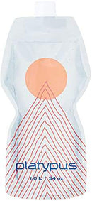 Platypus SoftBottle Flexible Water Bottle with Closure Cap, Platy Logo, 1.0-Liter