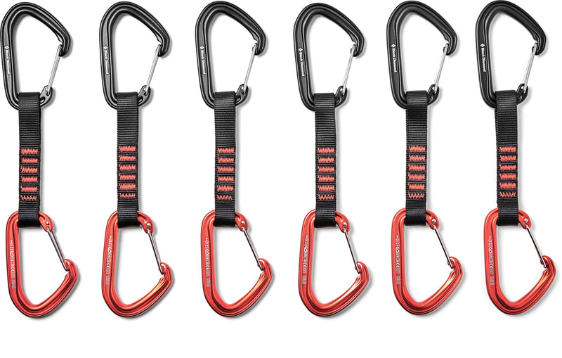 Black Diamond Hot Wire Quickdraw Pack | Essential and Reliable Quickdraws for Safe and Efficient Climbing