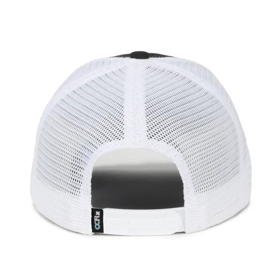 Outdoor Cap FLX672M ProFlex Stretch Mesh Cap – Structured Pro Round Crown, Premium Cotton Twill, Adjustable Sweatband