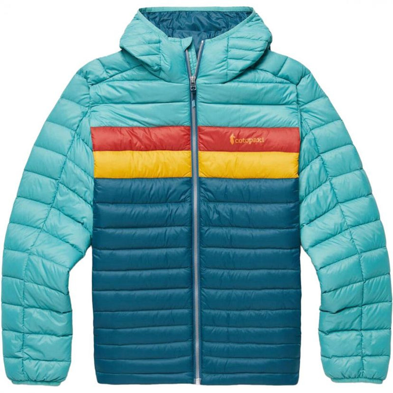 Cotopaxi Fuego Hooded Down Jacket Men's Retro Striped Down Jacket