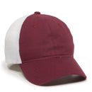 Outdoor Cap FWT-130 Garment Washed Trucker Hat – Unstructured Low Crown, Mesh Back, Adjustable Closure
