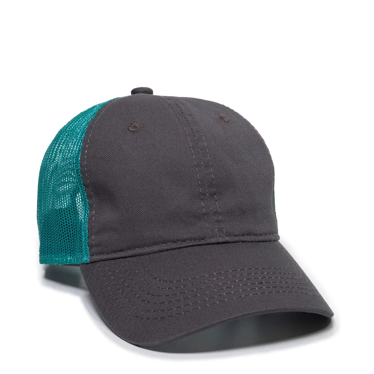 Outdoor Cap FWT-130 Garment Washed Trucker Hat – Unstructured Low Crown, Mesh Back, Adjustable Closure