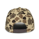 Outdoor Cap GC100 Canvas Camo Hat – Mid Crown Structured Cap with Snapback Closure