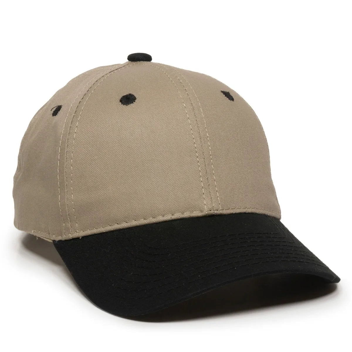 Outdoor Cap GL-271 Cotton Twill Hook and Loop Hat – Structured Mid-Low Crown Cap with Pre-Curved Visor