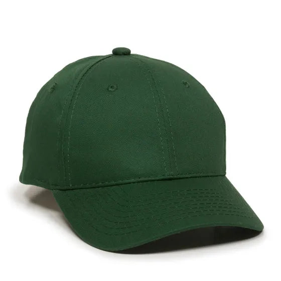 Outdoor Cap GL-271 Cotton Twill Hook and Loop Hat – Structured Mid-Low Crown Cap with Pre-Curved Visor