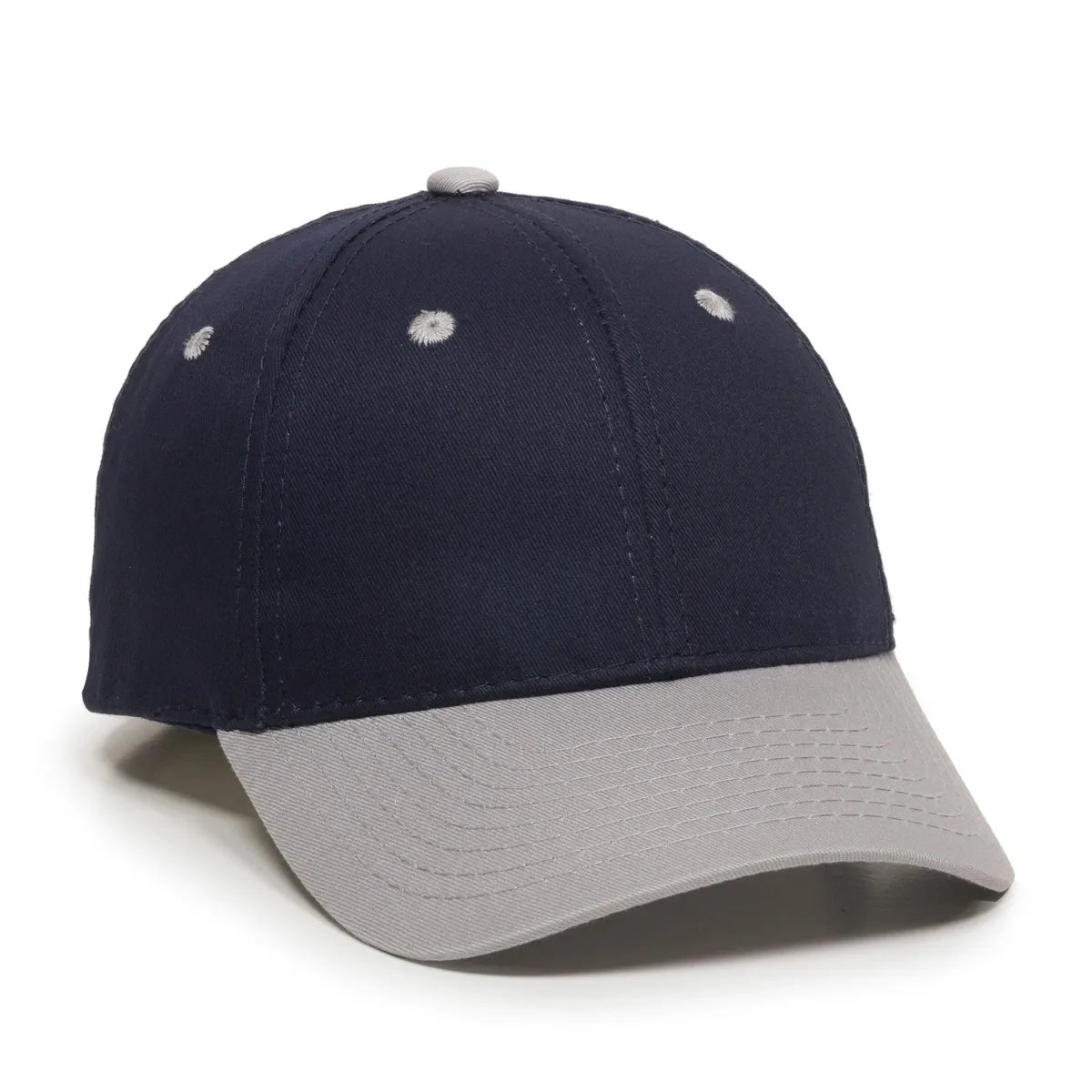 Outdoor Cap GL-271 Cotton Twill Hook and Loop Hat – Structured Mid-Low Crown Cap with Pre-Curved Visor