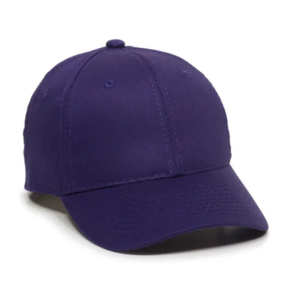 Outdoor Cap GL-271 Cotton Twill Hook and Loop Hat – Structured Mid-Low Crown Cap with Pre-Curved Visor