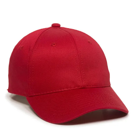 Outdoor Cap GL-271 Cotton Twill Hook and Loop Hat – Structured Mid-Low Crown Cap with Pre-Curved Visor