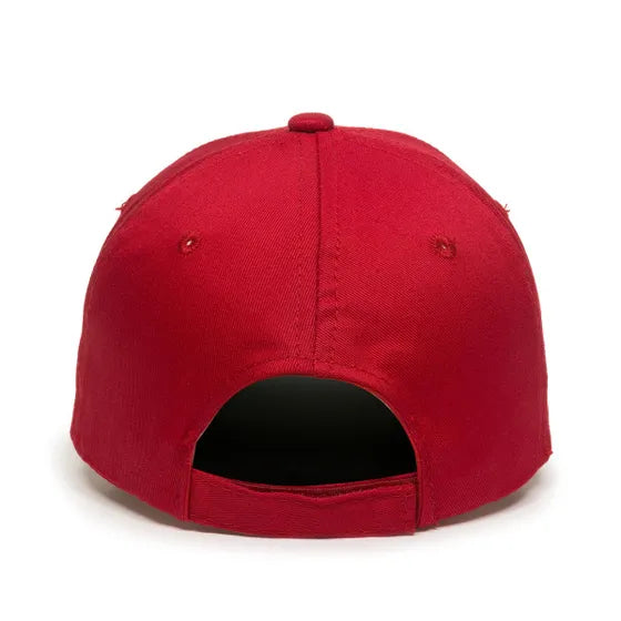 Outdoor Cap GL-271 Cotton Twill Hook and Loop Hat – Structured Mid-Low Crown Cap with Pre-Curved Visor