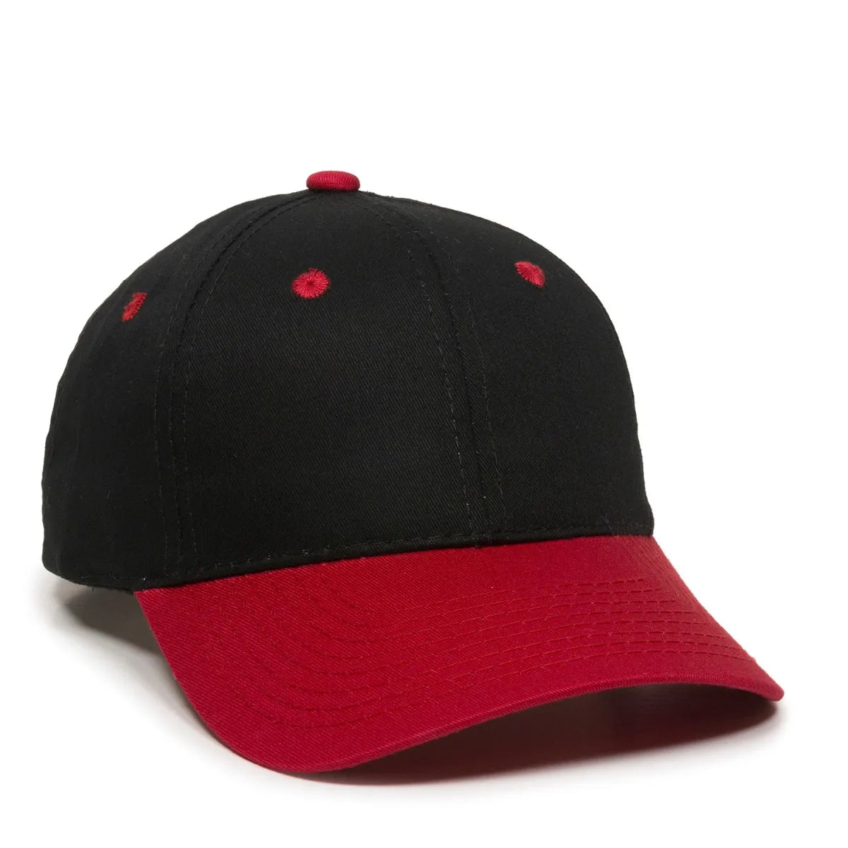 Outdoor Cap GL-271 Cotton Twill Hook and Loop Hat – Structured Mid-Low Crown Cap with Pre-Curved Visor