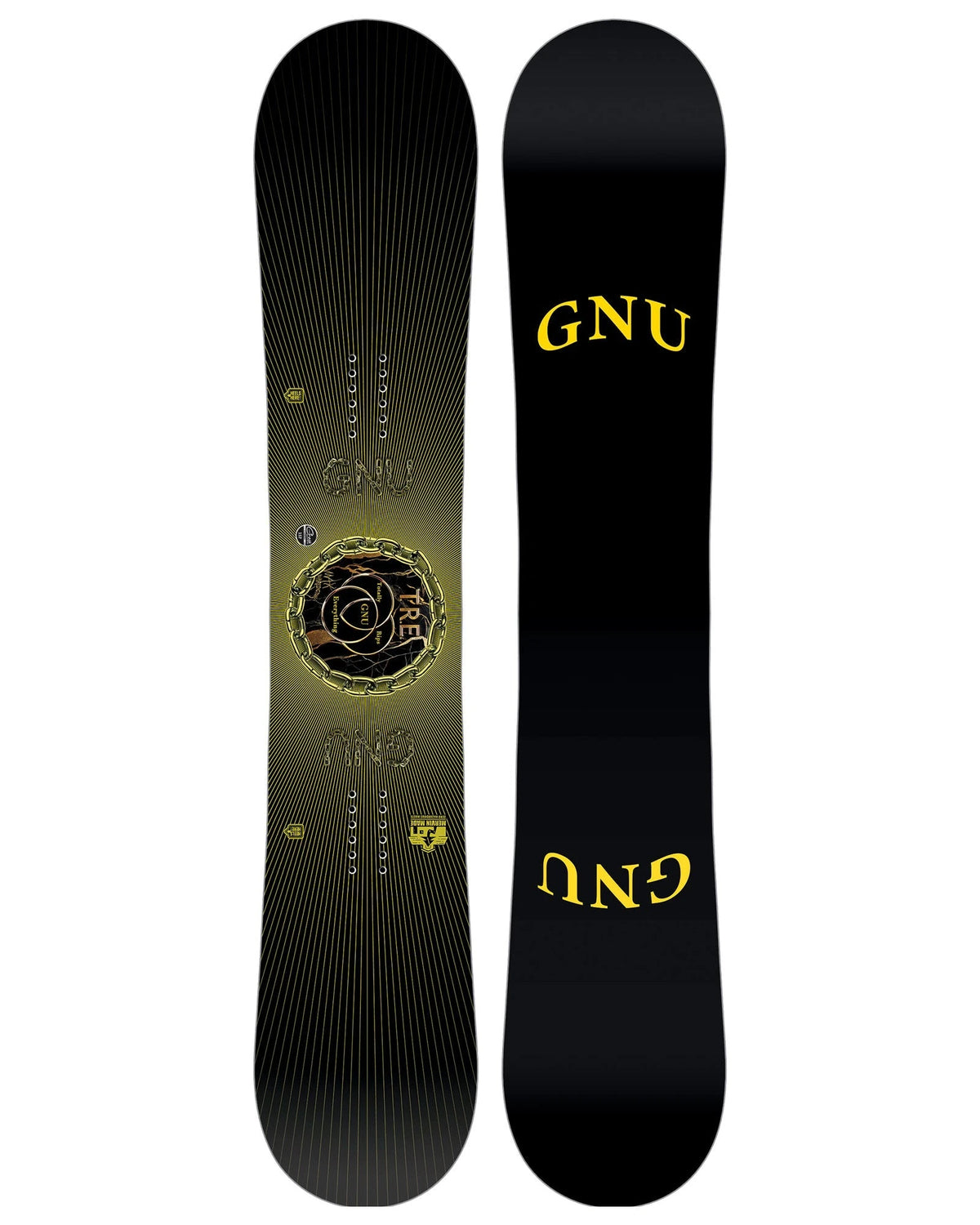 GNU T.R.E. Snowboard 2027 - top and base