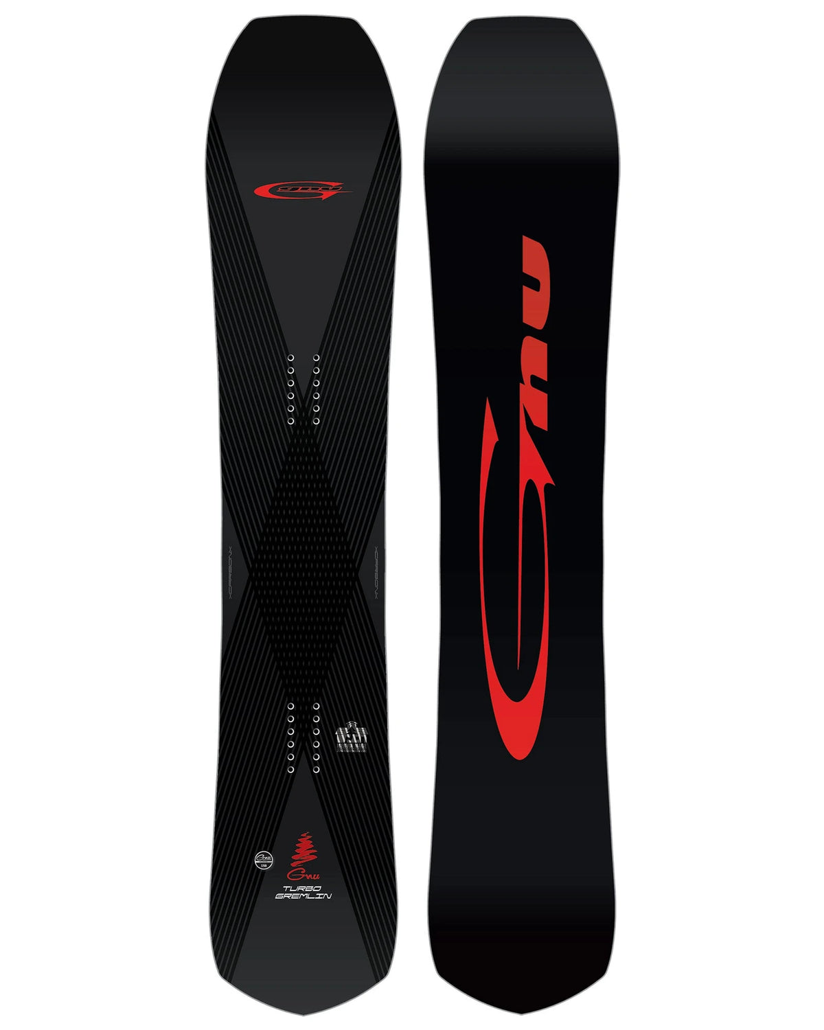 GNU Turbo Gremlin Snowboard 2027 - top and base