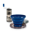 GSI Outdoors Gourmet Pourover Java Set – Portable Collapsible Coffee Brewer with Integrated Cup
