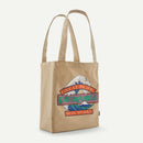 Patagonia Recycled Market Tote - GREAT WAVES: CLASSIC TAN