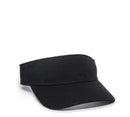 Outdoor Cap GWTV‑100 – Garment‑Washed Cotton‑Twill Visor with Pre‑Curved Bill and Hook‑and‑Loop Closure