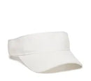 Outdoor Cap GWTV‑100 – Garment‑Washed Cotton‑Twill Visor with Pre‑Curved Bill and Hook‑and‑Loop Closure