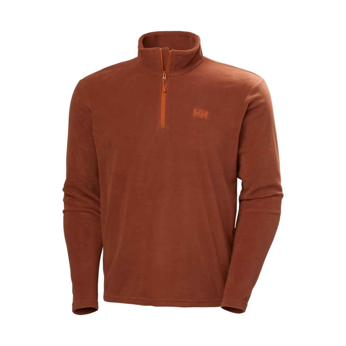 Helly Hansen Daybreaker 1/2 Zip Fleece - Men's in IRON OXIDE