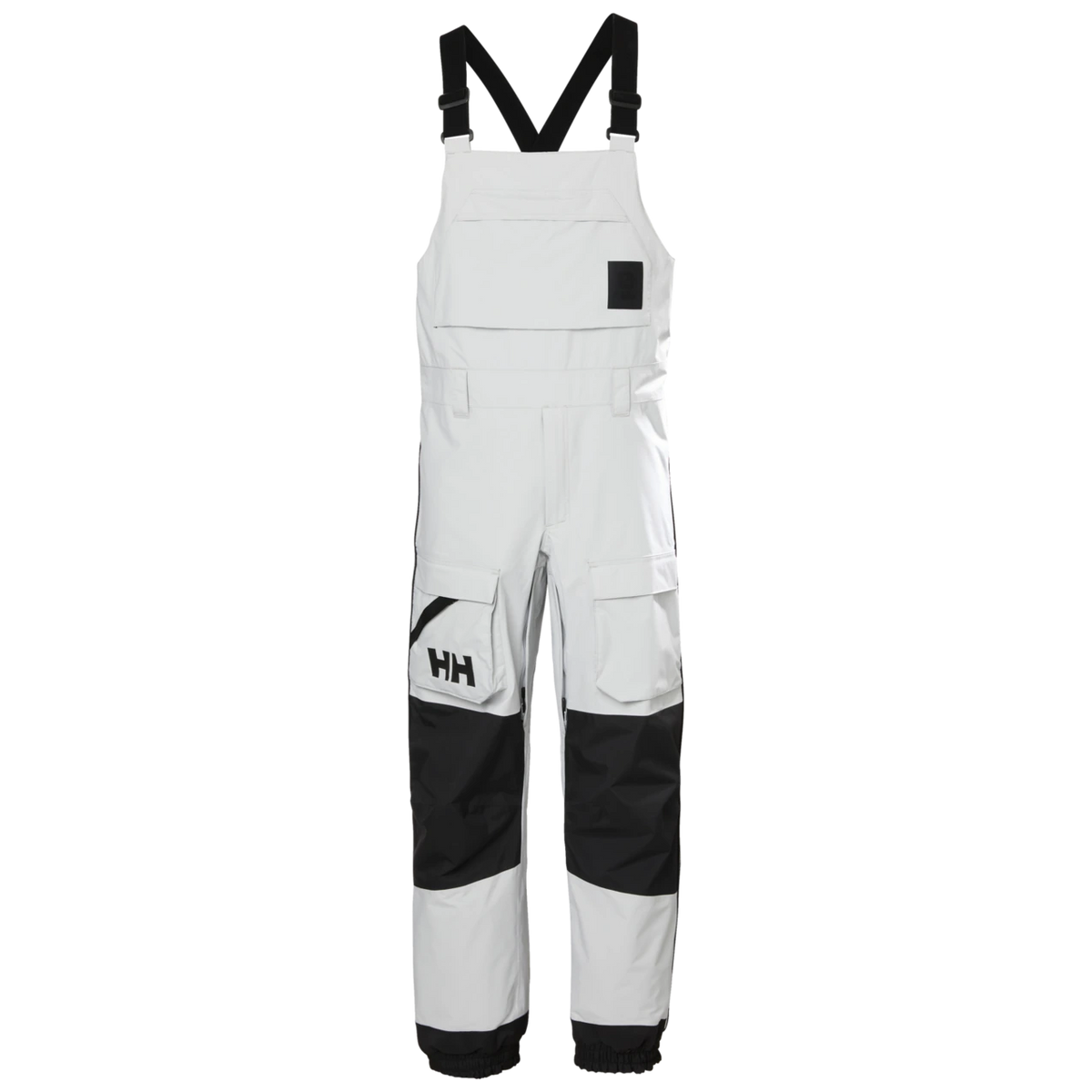 Helly Hansen Ullr D Bib Shell Pant - Men's in GREY FOG