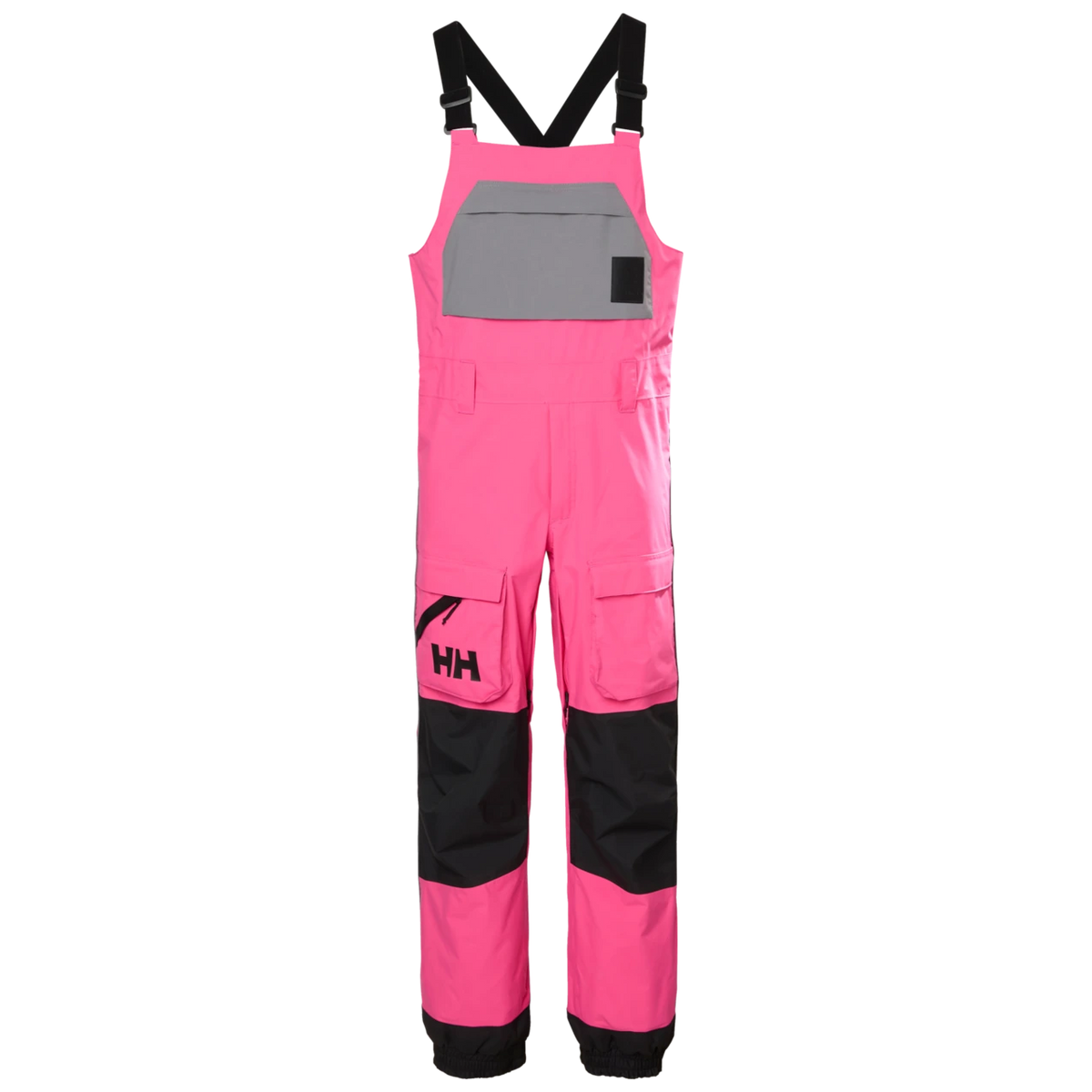 Helly Hansen Ullr D Bib Shell Pant - Men's in HOT PINK