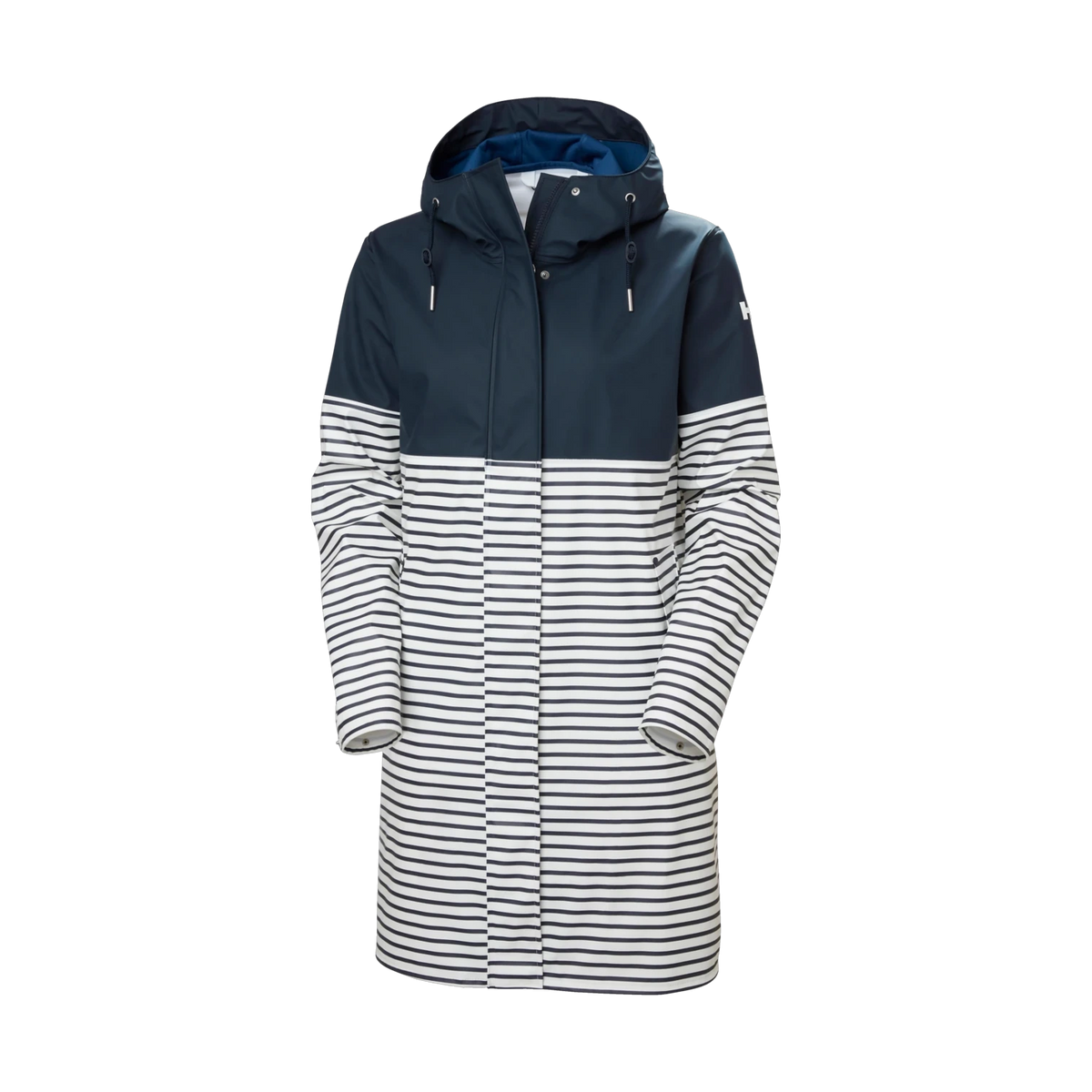 Helly Hansen Moss Block PU Rain Coat - Women's in NAVY