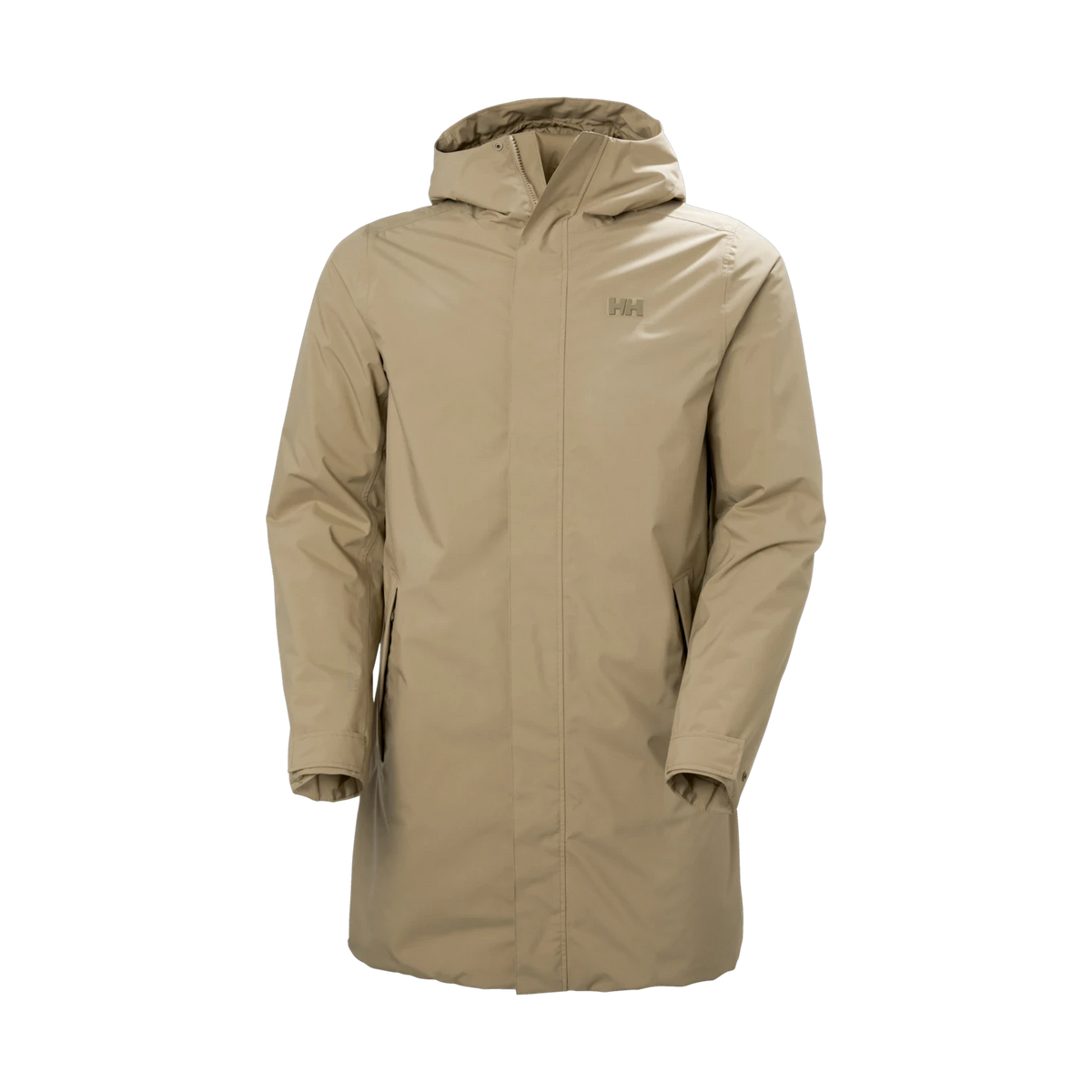 Helly Hansen Brussel Insulated Rain Coat - Men's - PEBBLE