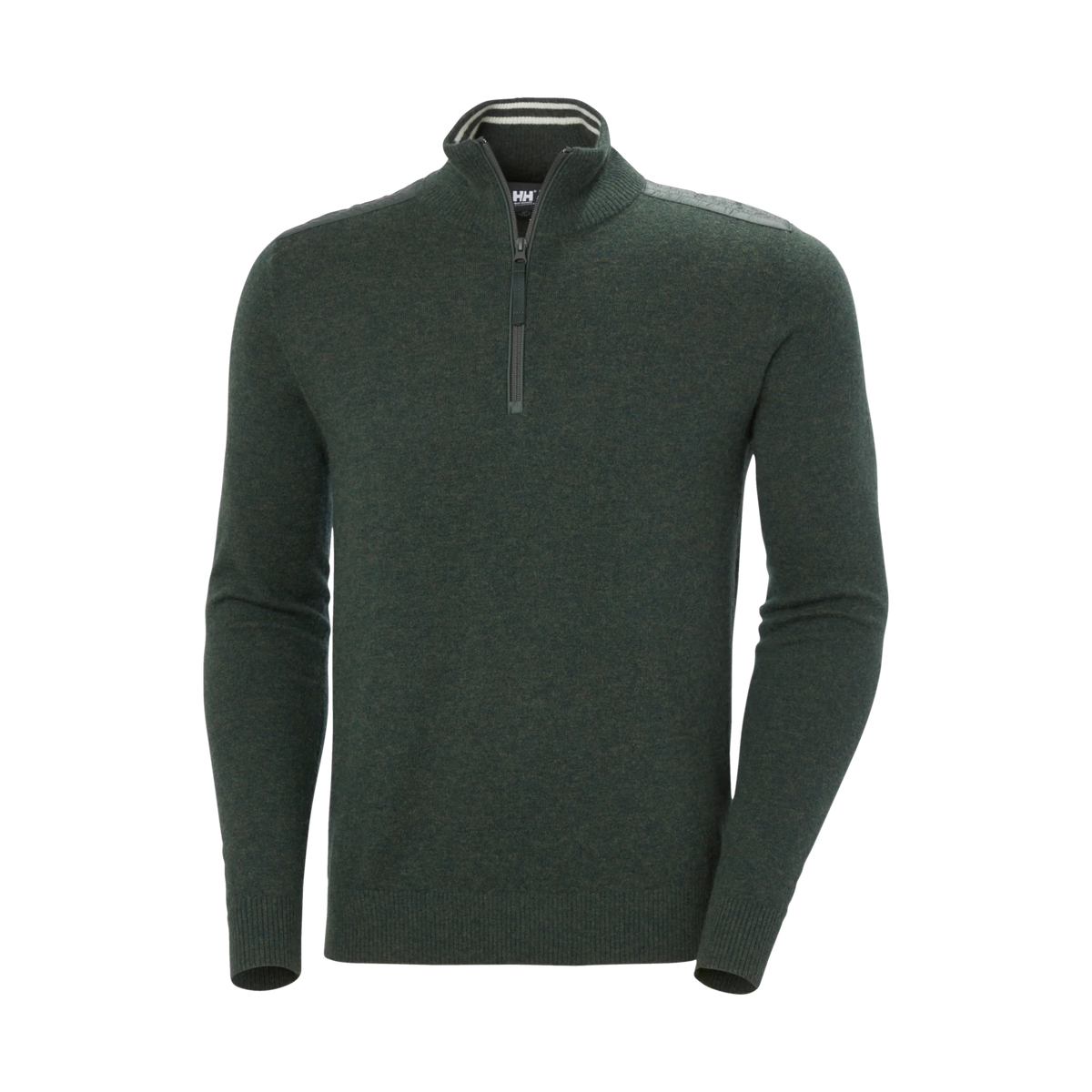 Helly Hansen Afton Knitted 1/2 Zip - Men's - DARK JUNGLE