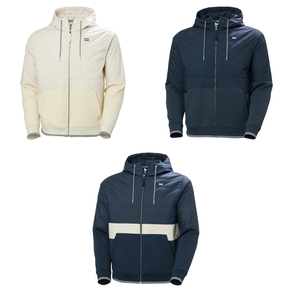 Helly Hansen Koster Hybrid Full Zip Hoodie - Men's - all colorways