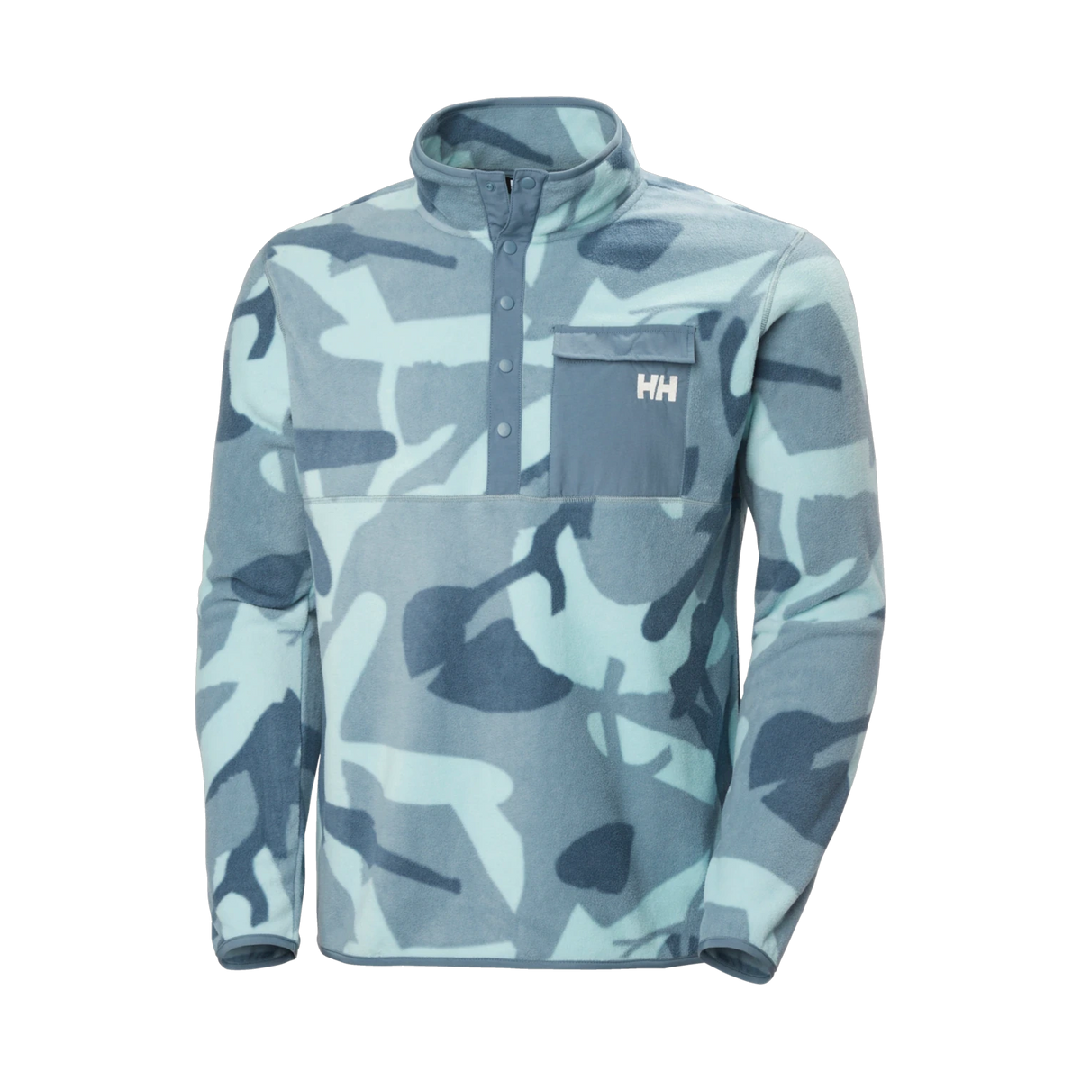 Helly Hansen Maridalen Printed Fleece - Men's in WINDY BLUE HH JPN CAMO AOP