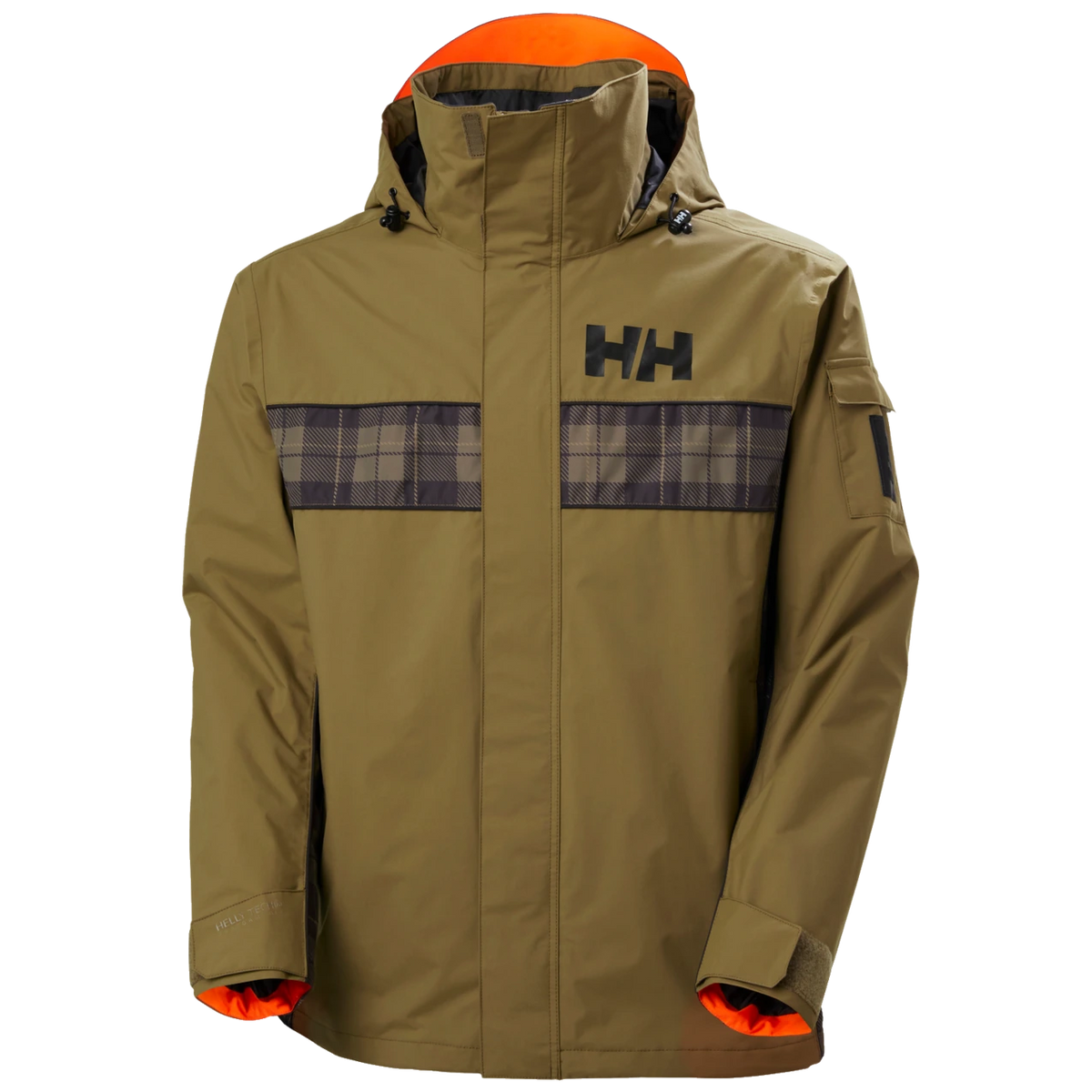 Helly Hansen Ullr D Shell Jacket 2.0 - Men's - SEPIA CHECK AOP