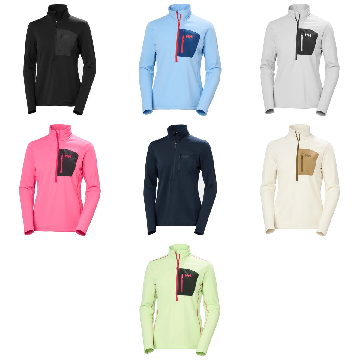 Helly Hansen Women's Versalite 1/2 Zip Fleece Jacket | Stay Comfortable and Dry with Breathable, Packable Fleece - all colourways