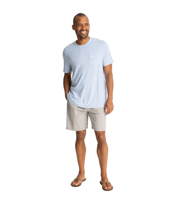 Free Fly Sun & Surf Men's Pocket T-Shirt