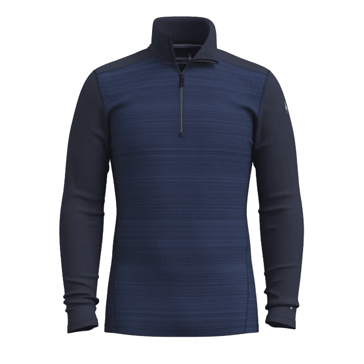 Smartwool Men's Classic Thermal Merino Base Layer 1/4 Zip | Versatile Cold-Weather Essential: Your Go-To Layer for Year-Round Comfort