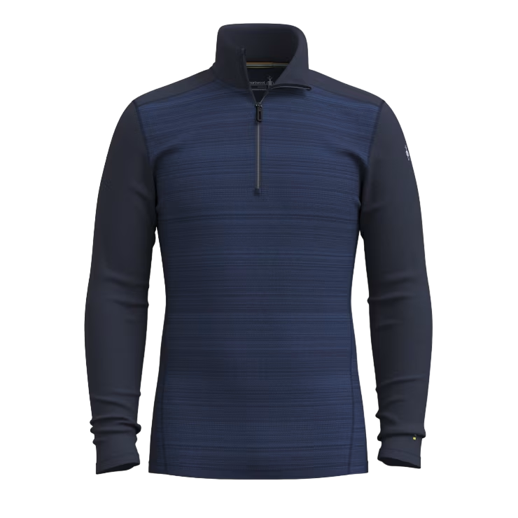 Smartwool Men's Classic Thermal Merino Base Layer 1/4 Zip | Versatile Cold-Weather Essential: Your Go-To Layer for Year-Round Comfort