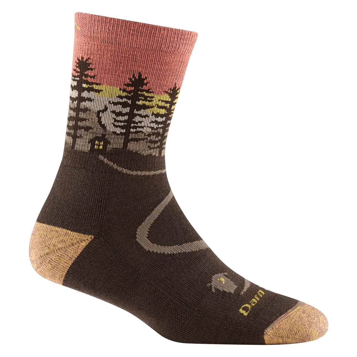 Darn Tough 1903 Hiker Crew Midweight Socks - Women's - Durable Merino Wool, Moisture-Wicking, Reinforced Cushioning for Hiking