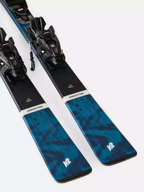 K2 Disruption 75 Skis + Quikclik Free Binding System - Women's 2025 | Ideal for Confident Progression and Easy Turns