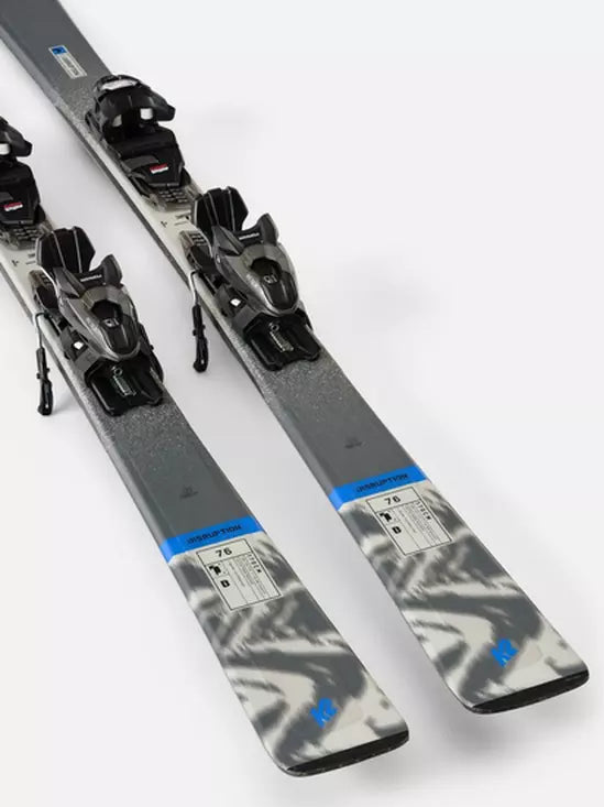 K2 Disruption 76 Skis + Quikclik Free 163 Binding System - Men's 2025 | Develop your skills and push your limits as a skier.