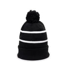 Outdoor Cap KNF-100 Pom Watch Cap Beanie – Acrylic Knit with Fleece Lining & Jacquard Stripes