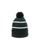 Outdoor Cap KNF-100 Pom Watch Cap Beanie – Acrylic Knit with Fleece Lining & Jacquard Stripes