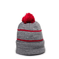 Outdoor Cap KNF-100 Pom Watch Cap Beanie – Acrylic Knit with Fleece Lining & Jacquard Stripes