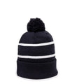 Outdoor Cap KNF-100 Pom Watch Cap Beanie – Acrylic Knit with Fleece Lining & Jacquard Stripes
