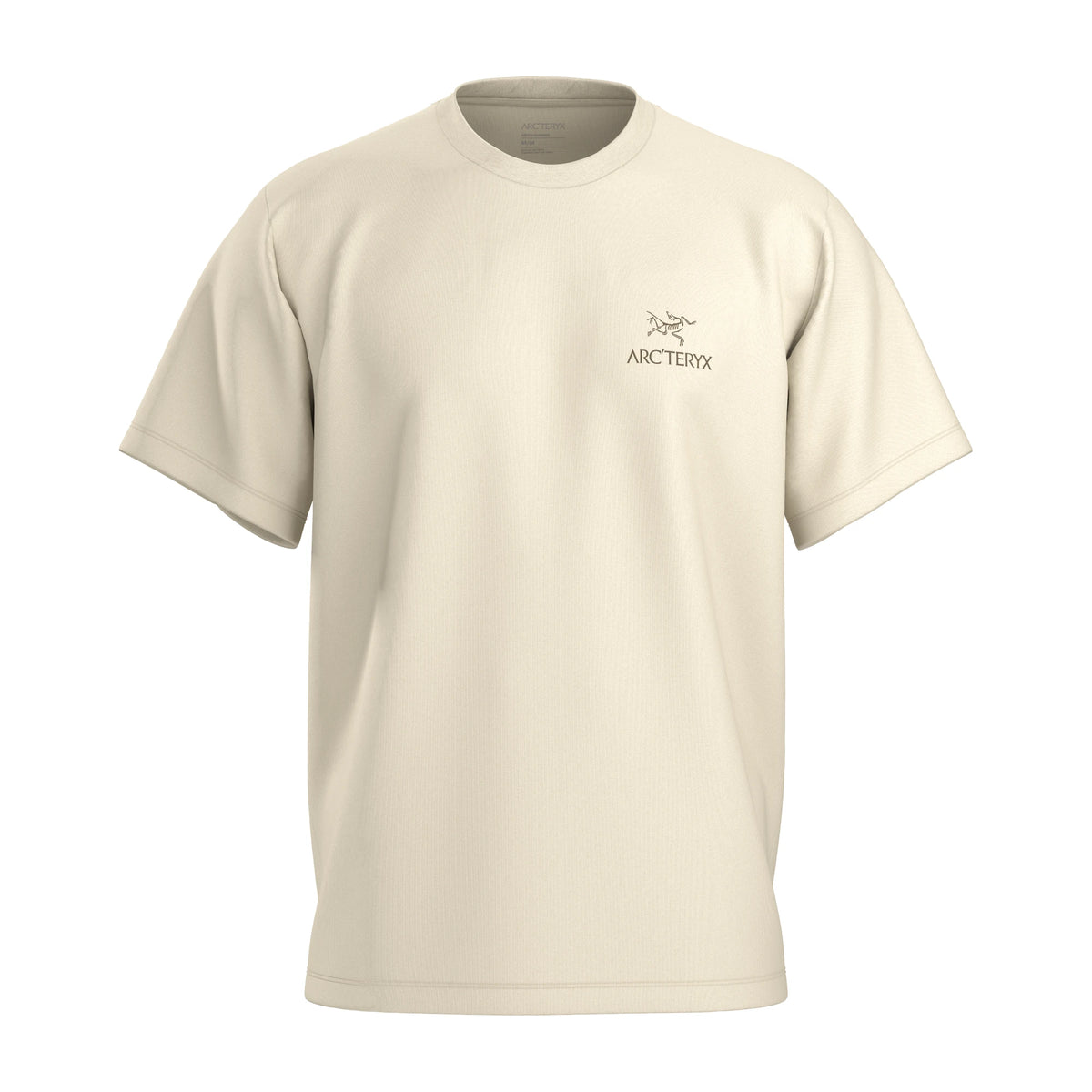 Arc'teryx Kragg SL Cotton Bird Word SS Men's t-shirt – Sea Salt / Mongoose