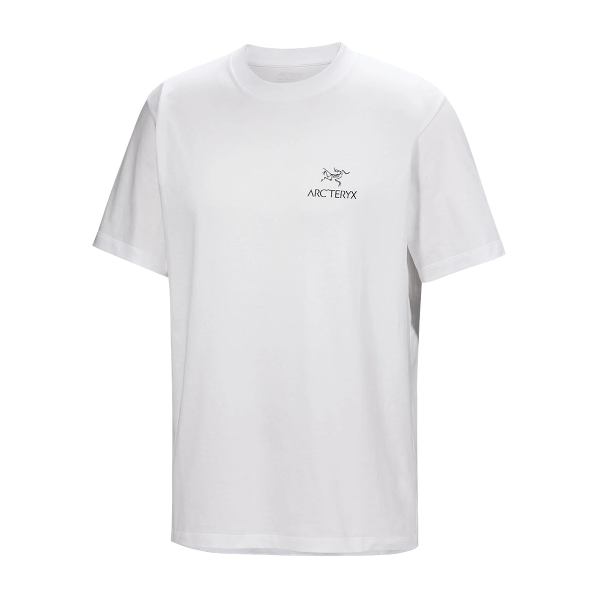 Arc'teryx Kragg SL Cotton Bird Word SS Men's t-shirt – White Light / Black