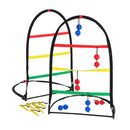 GSI Outdoors Pop-Up Ladderball – Portable Outdoor Game Set with Collapsible Targets & Bolas