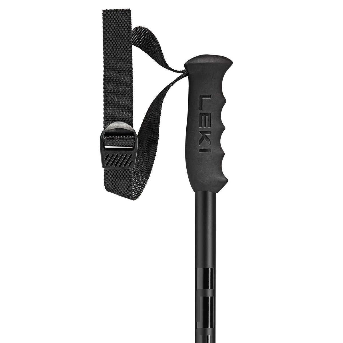 Leki SWTCH ski poles grip and strap detail