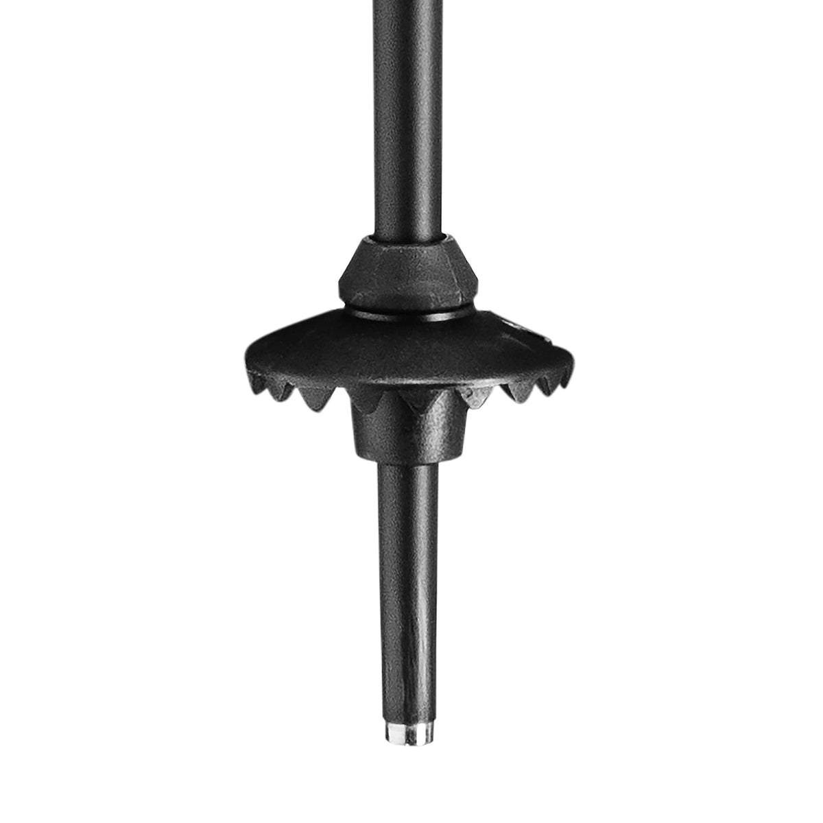 Leki SWTCH ski poles basket and tip detail